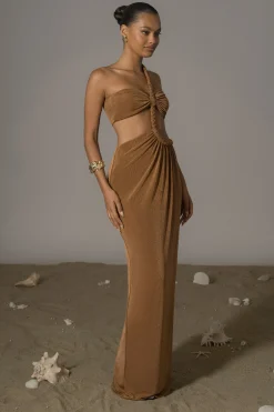 JLUXLABEL Ema One Shoulder Maxi Dress
