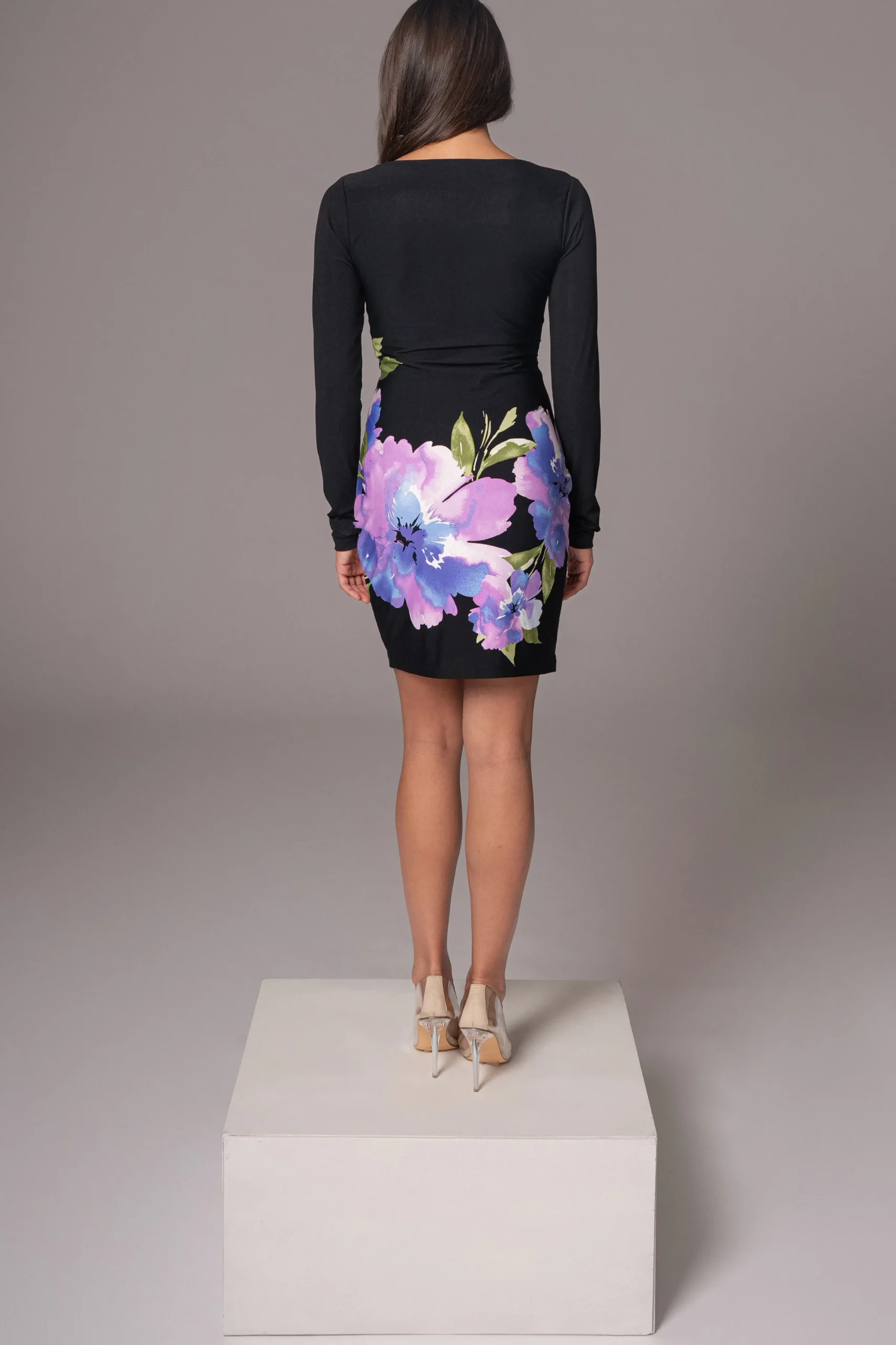 JLUXLABEL Floral Print Exotic Flower Dress