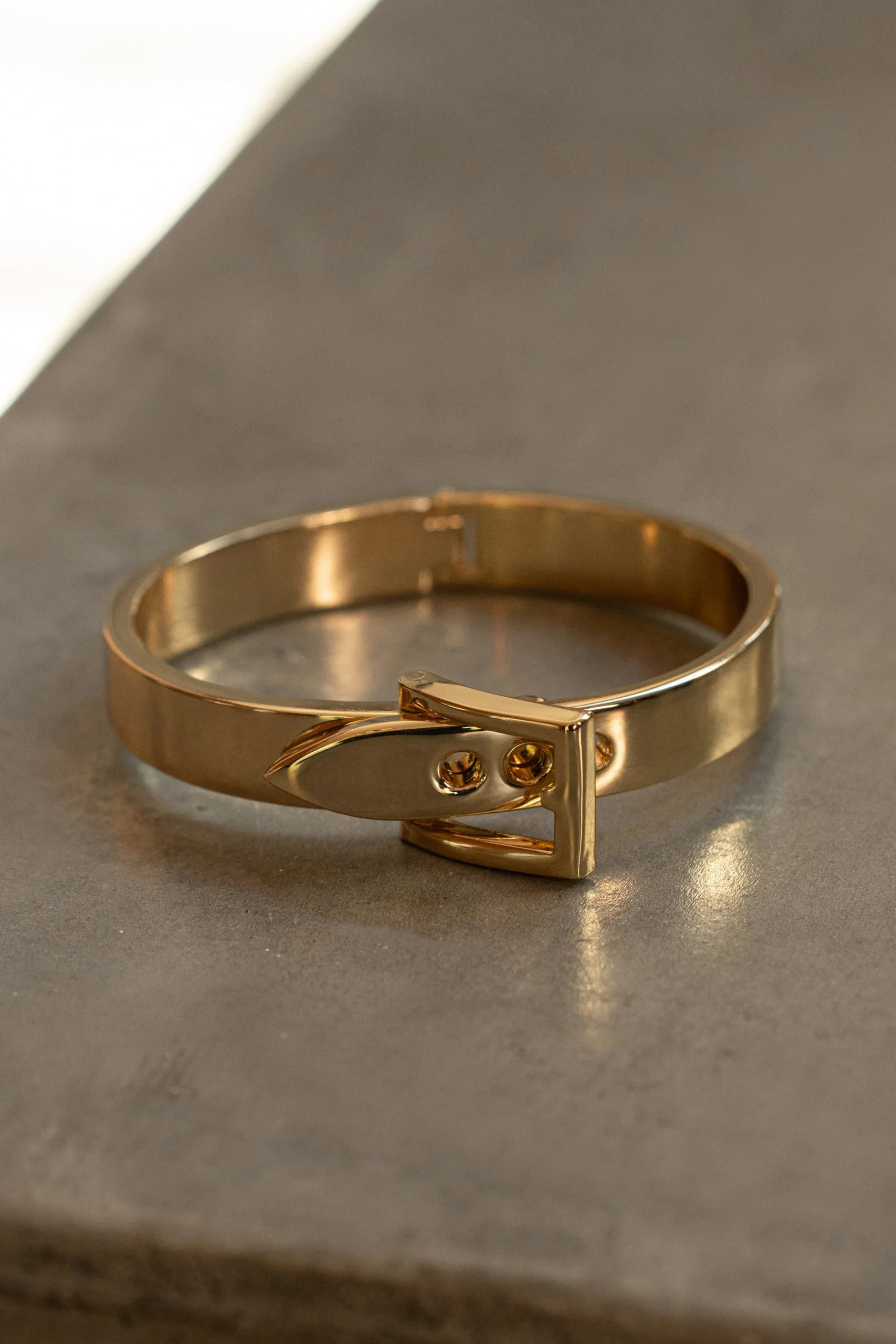 JLUXLABEL Gold Belt Buckle Bracelet