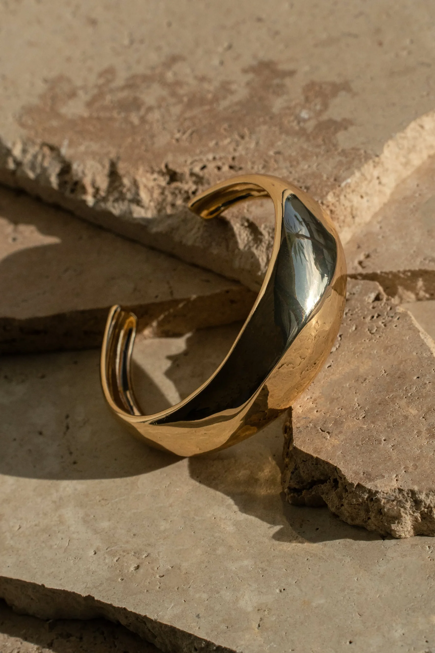 JLUXLABEL Gold Emi Cuff Bracelet