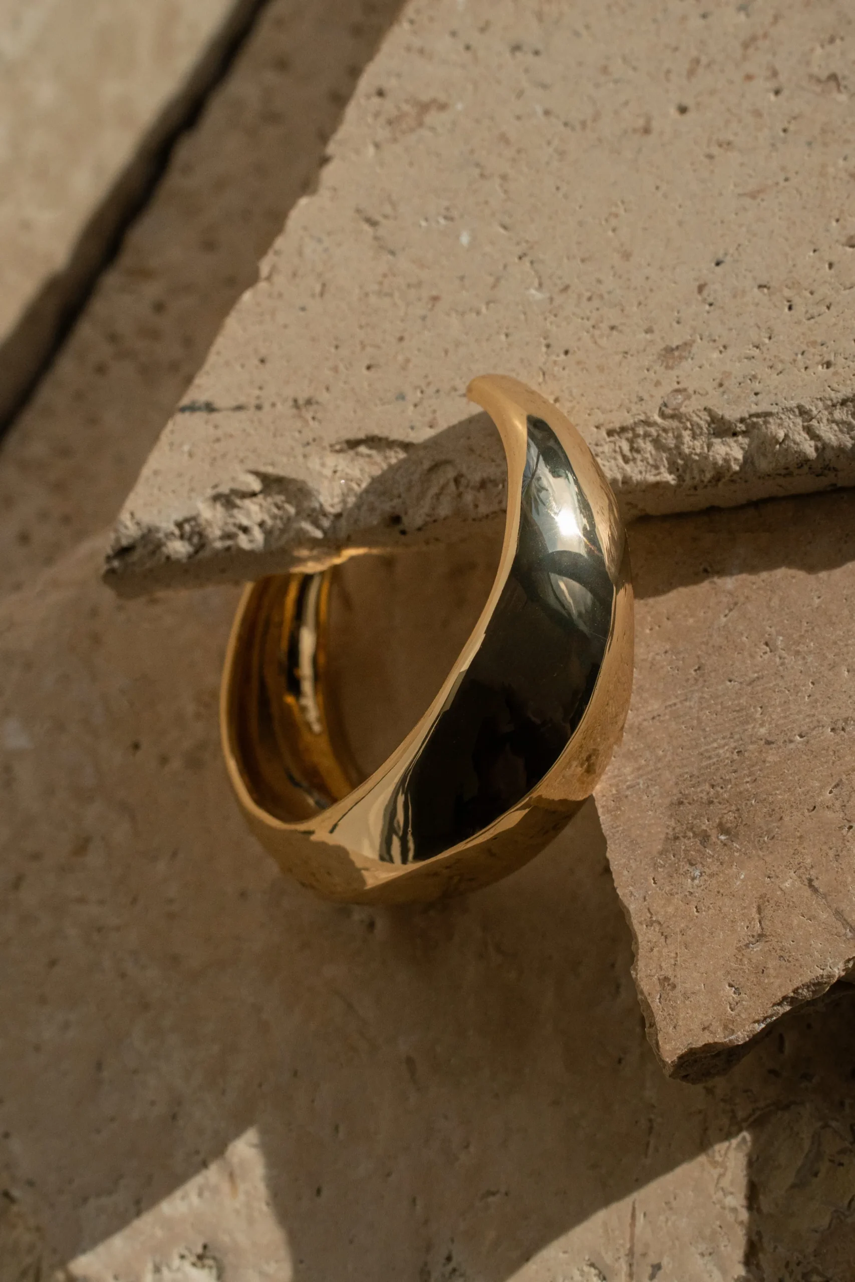 JLUXLABEL Gold Emi Cuff Bracelet