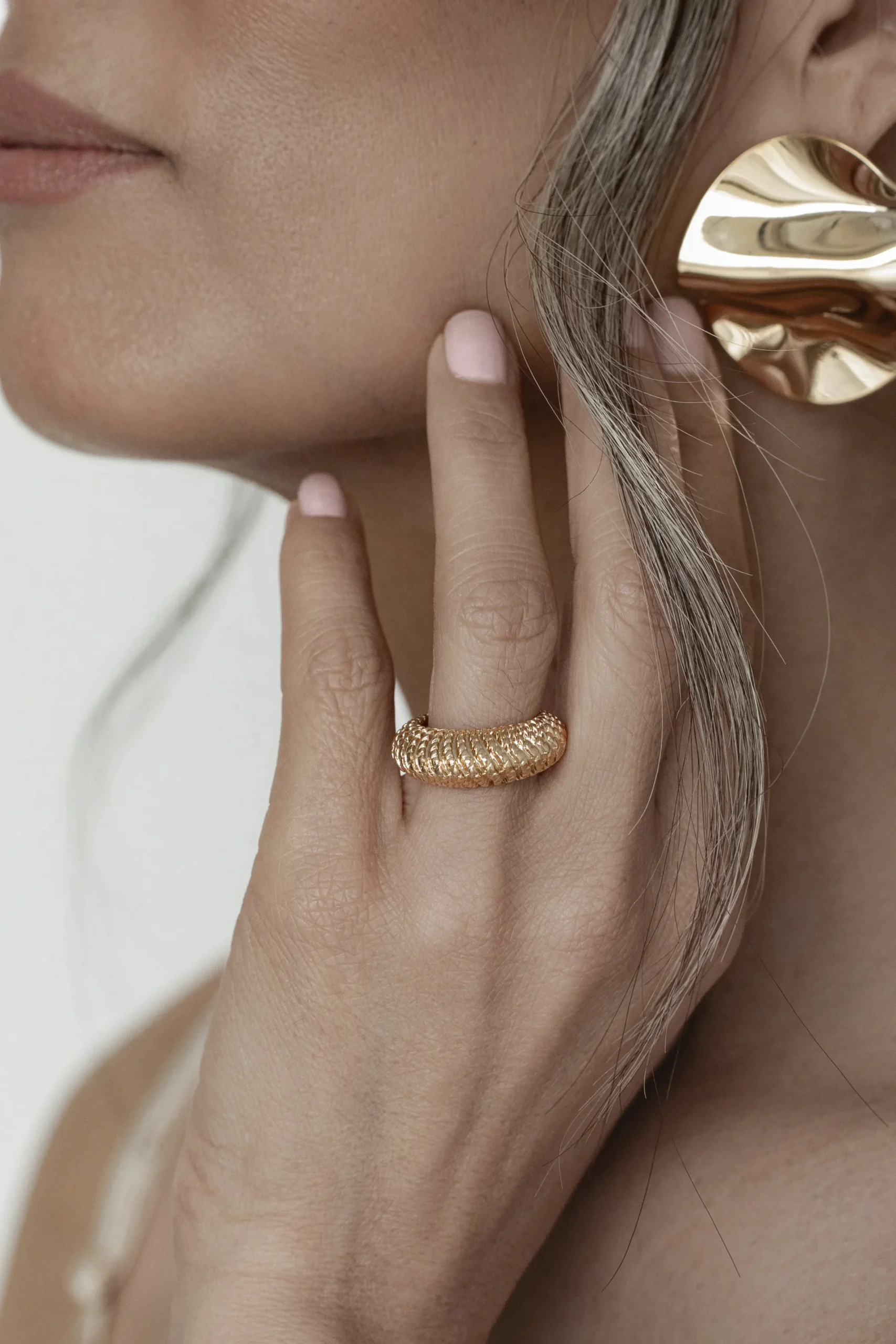 JLUXLABEL Gold Itzel Ring