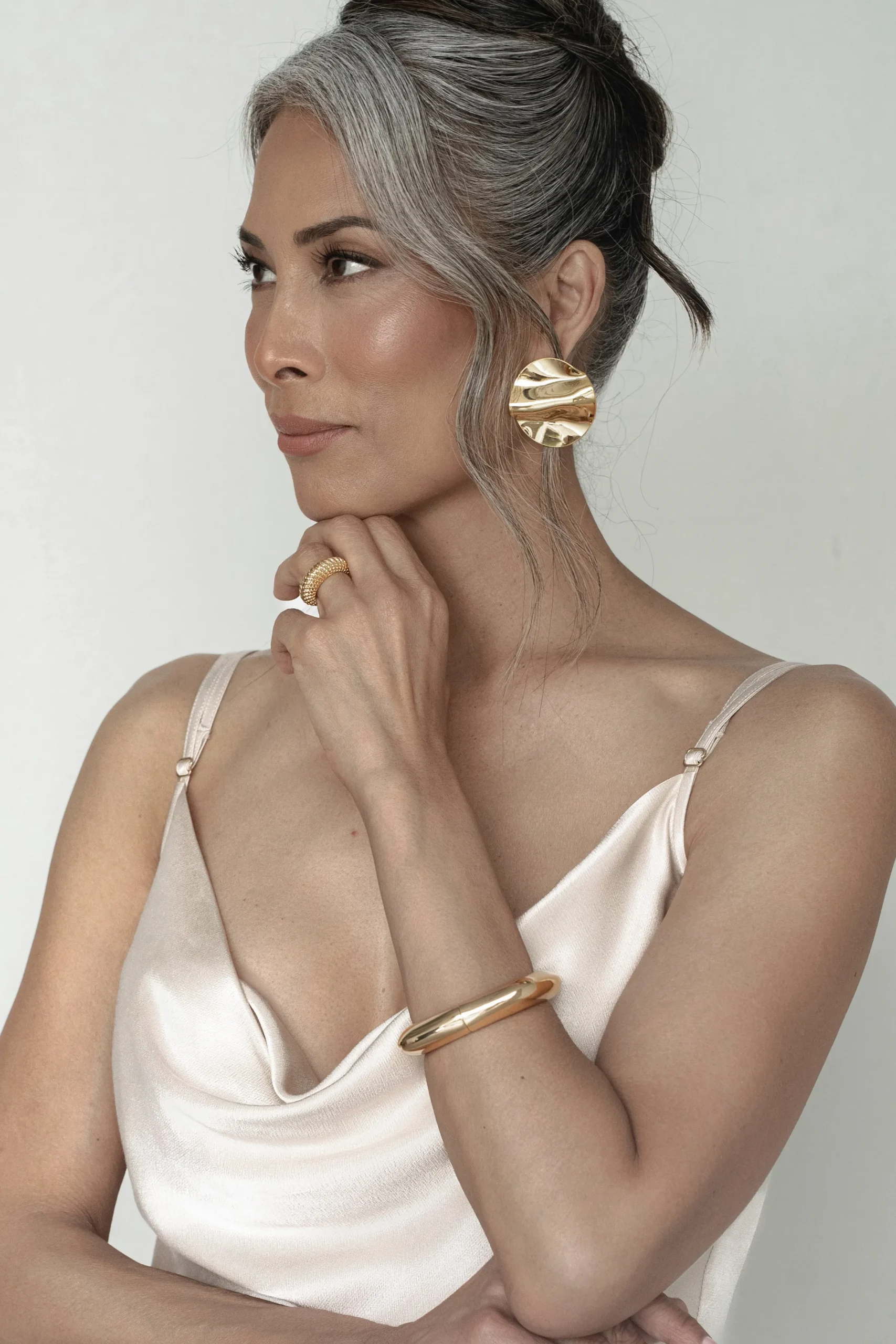 JLUXLABEL Gold Itzel Ring