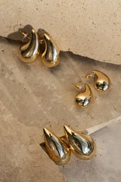 JLUXLABEL Gold Juli Earring Set