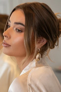 JLUXLABEL Gold Kamila Dangle Earrings