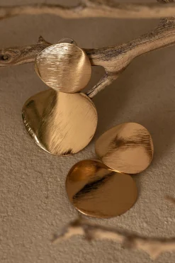 JLUXLABEL Gold Magda Dangle Earrings