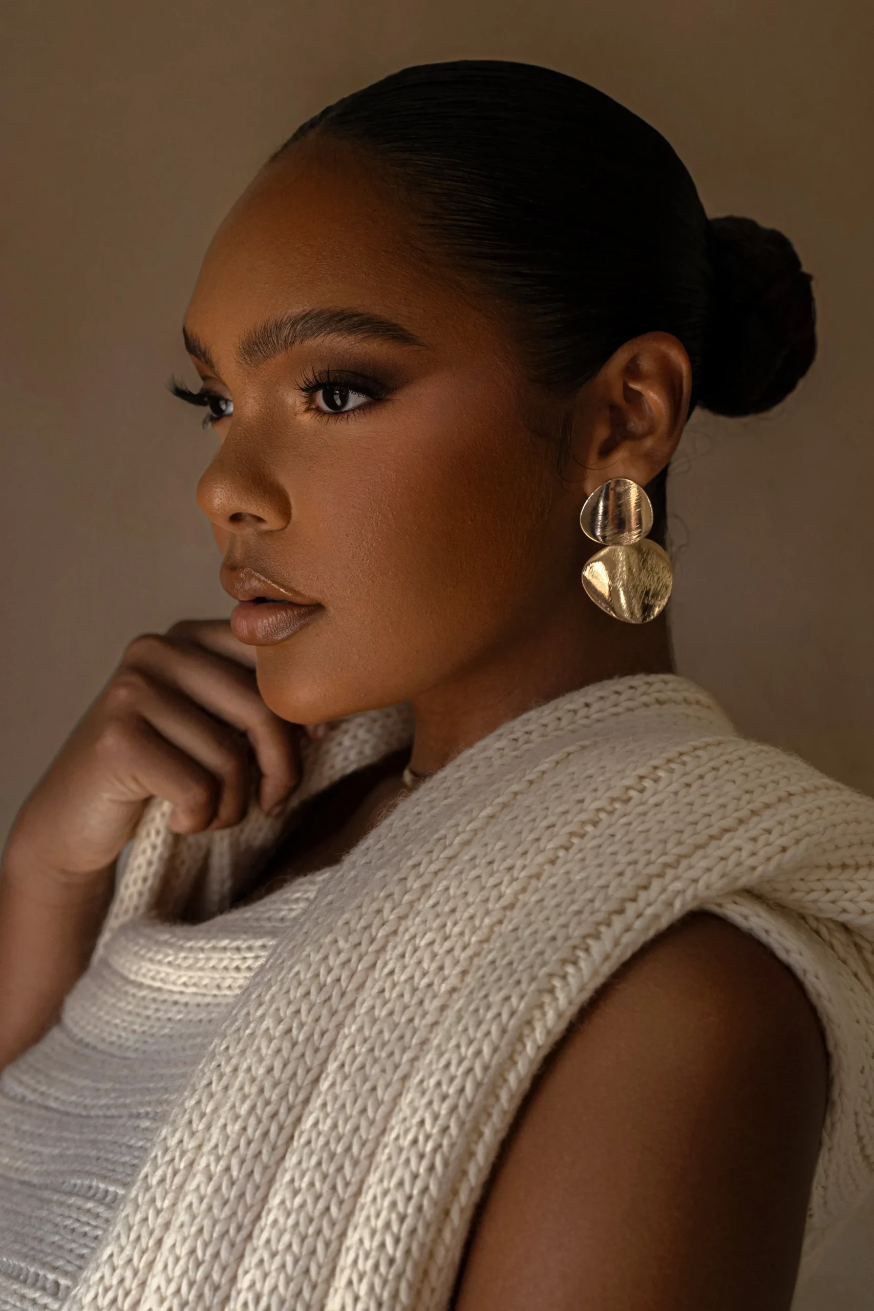 JLUXLABEL Gold Magda Dangle Earrings