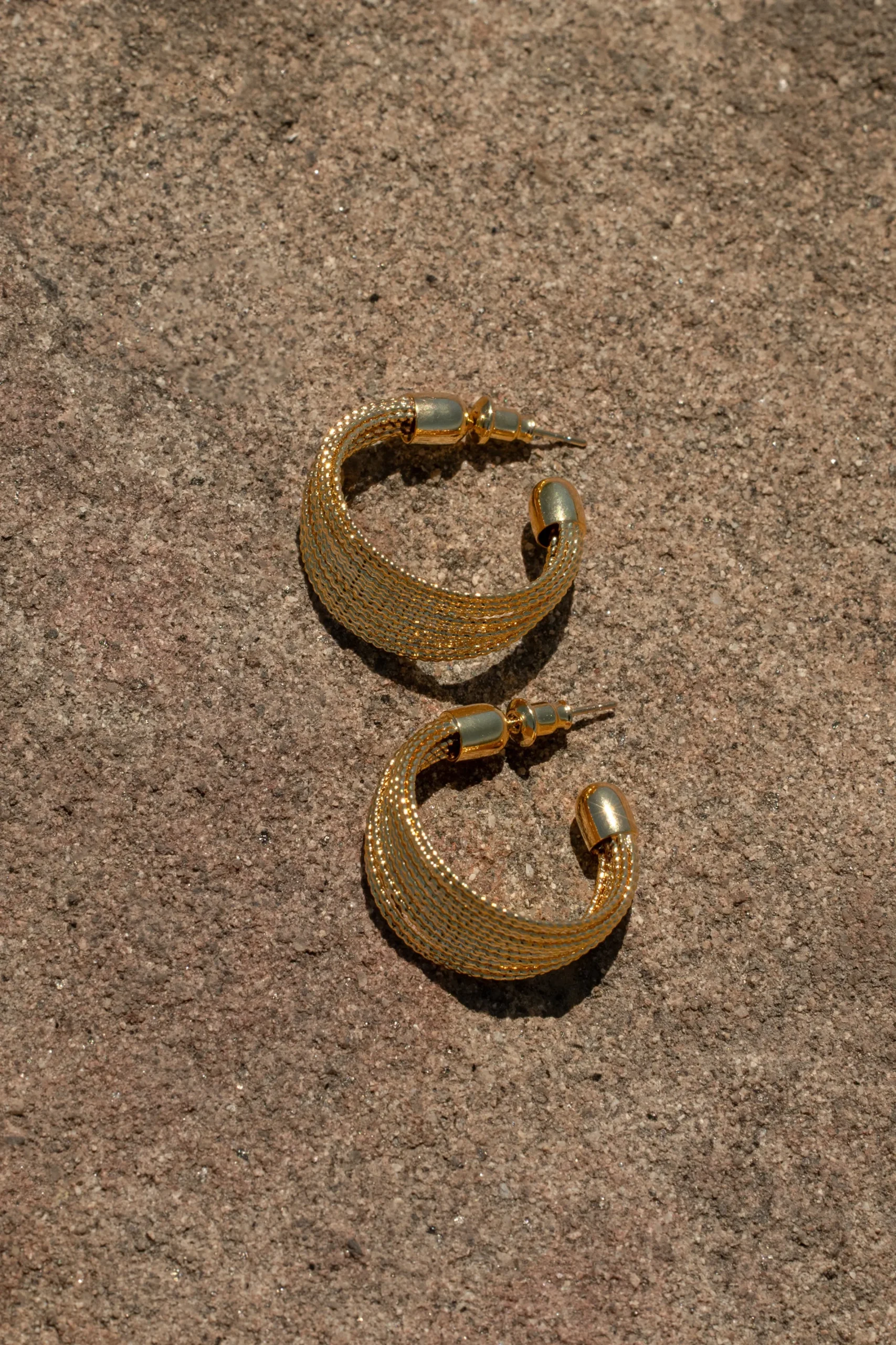 JLUXLABEL Gold Missy Hoop Earrings