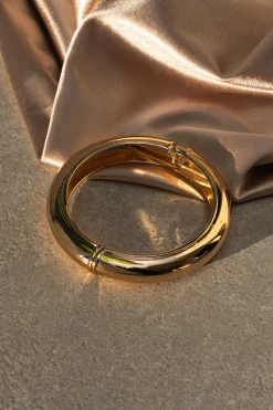 JLUXLABEL Gold Myra Hinge Bracelet