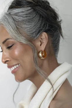 JLUXLABEL Gold Natti Earrings Set