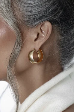 JLUXLABEL Gold Natti Earrings Set