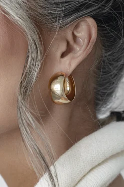 JLUXLABEL Gold Natti Earrings Set