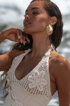 JLUXLABEL Gold Natura Earrings