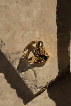 JLUXLABEL Gold Reine Ring