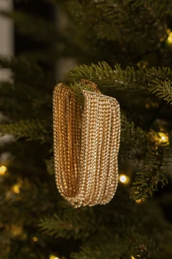 JLUXLABEL Gold Rhinestone Multi Layered Bracelet