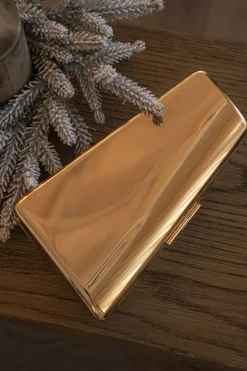 JLUXLABEL Gold Sasha Clutch