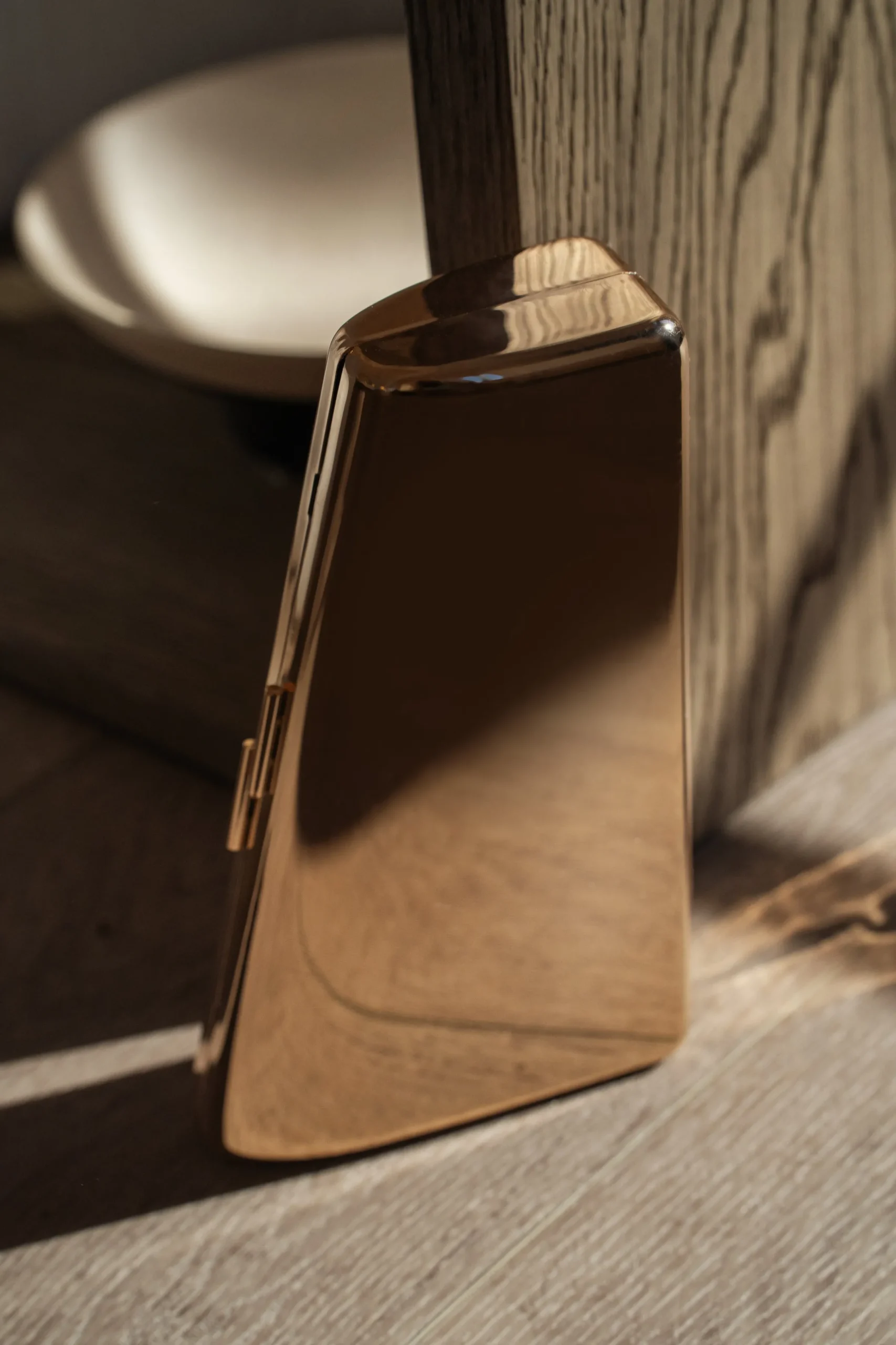 JLUXLABEL Gold Sasha Clutch