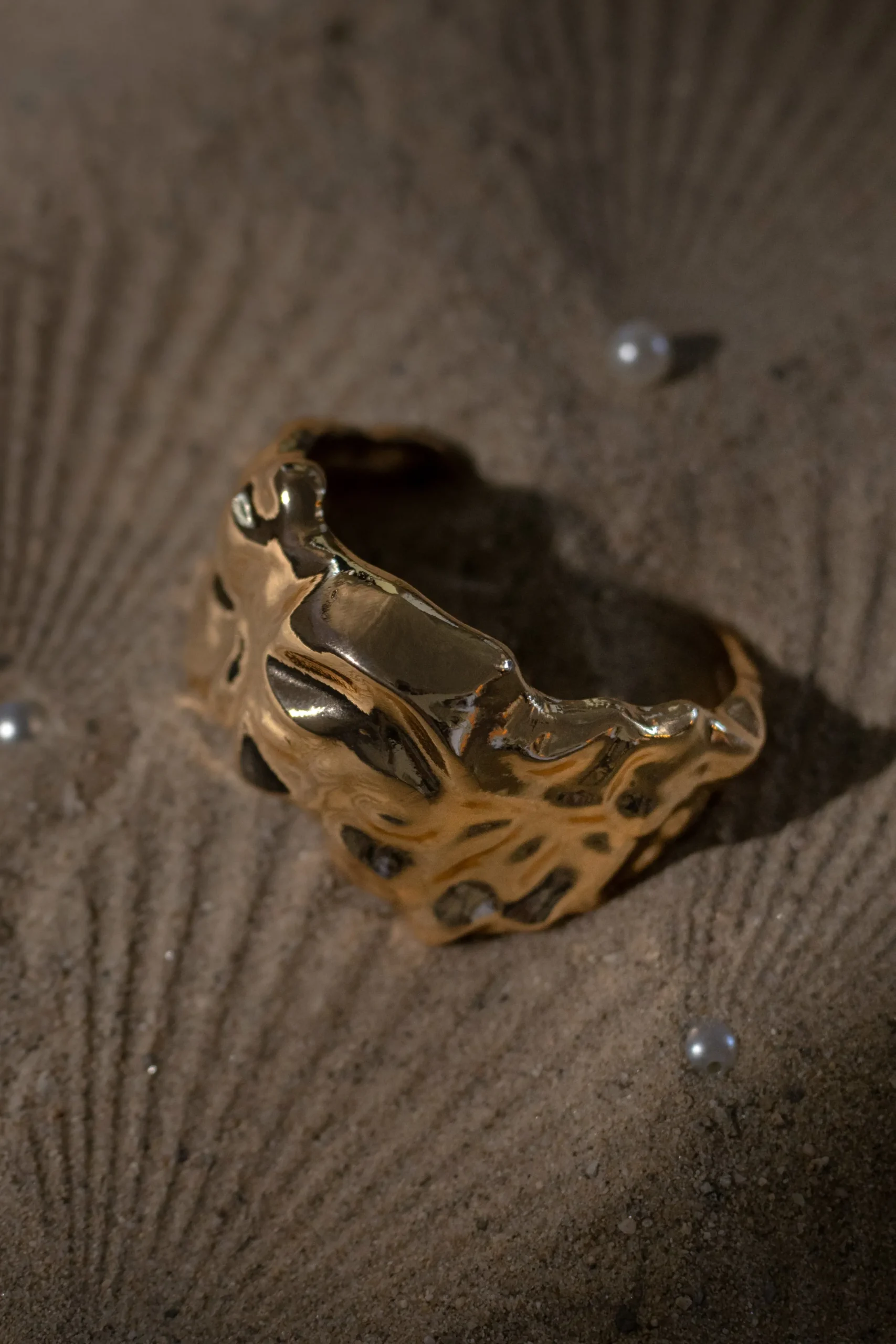JLUXLABEL Gold Shiloh Cuff Bracelet