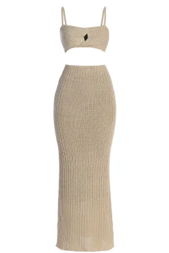 JLUXLABEL Gold Sunny Skirt Set