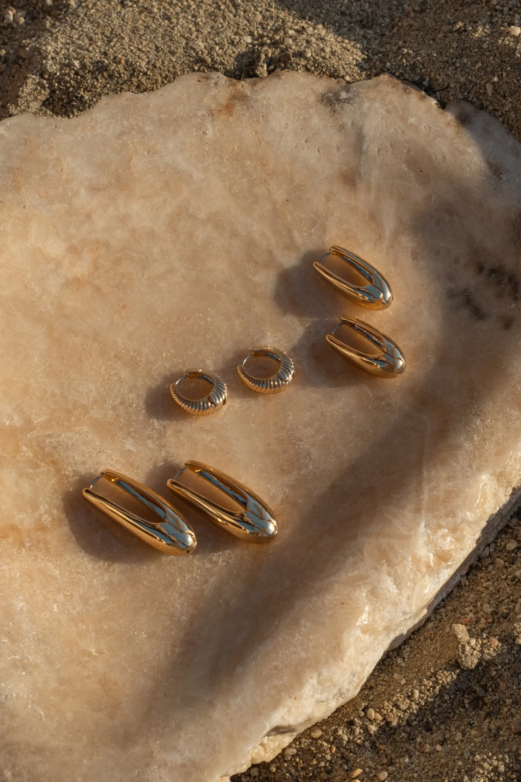 JLUXLABEL Gold Tara Earring Set