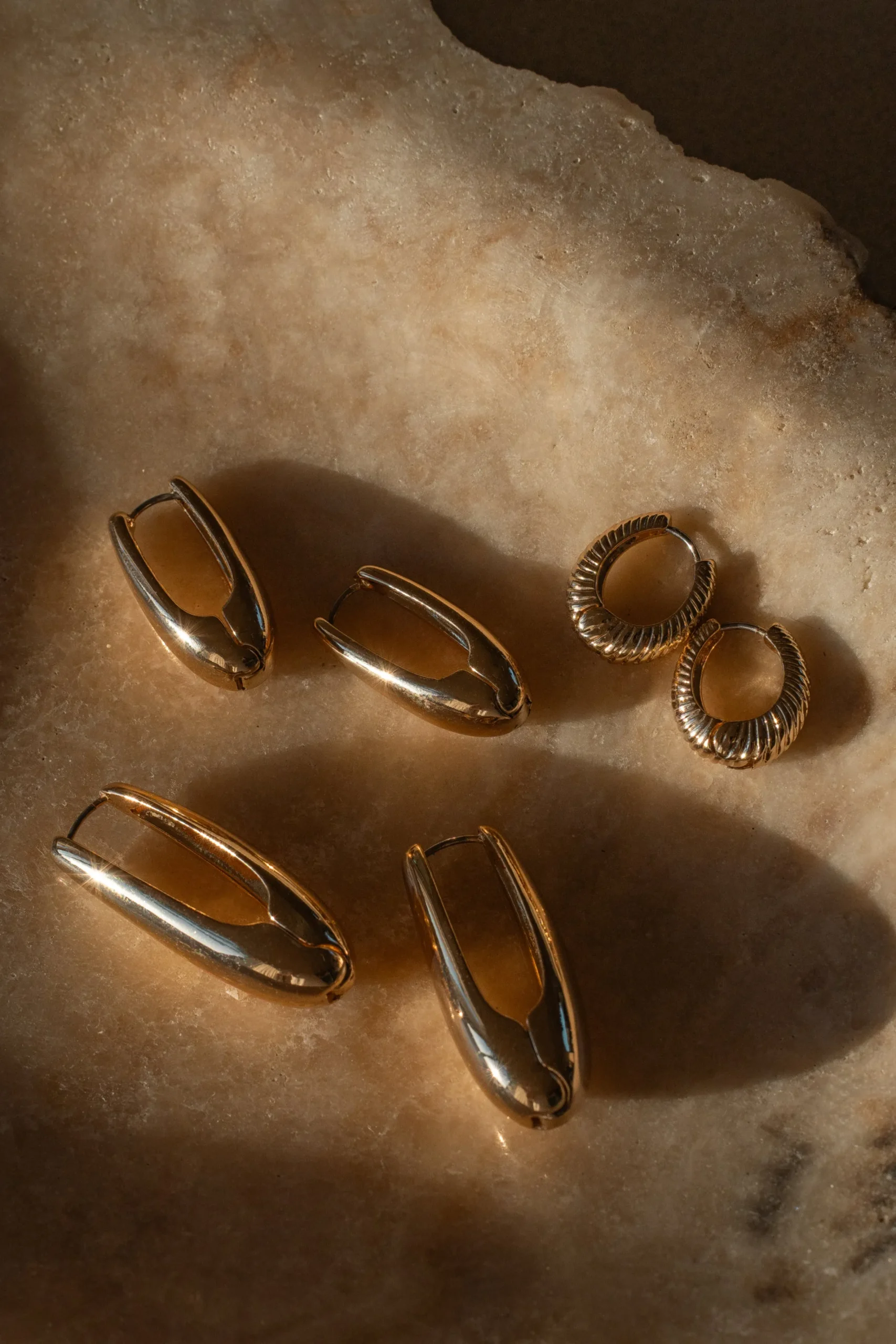 JLUXLABEL Gold Tara Earring Set
