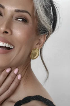 JLUXLABEL Gold The Coast Stud Earrings