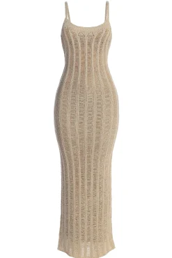 JLUXLABEL Gold Unwind And Reset Maxi Dress