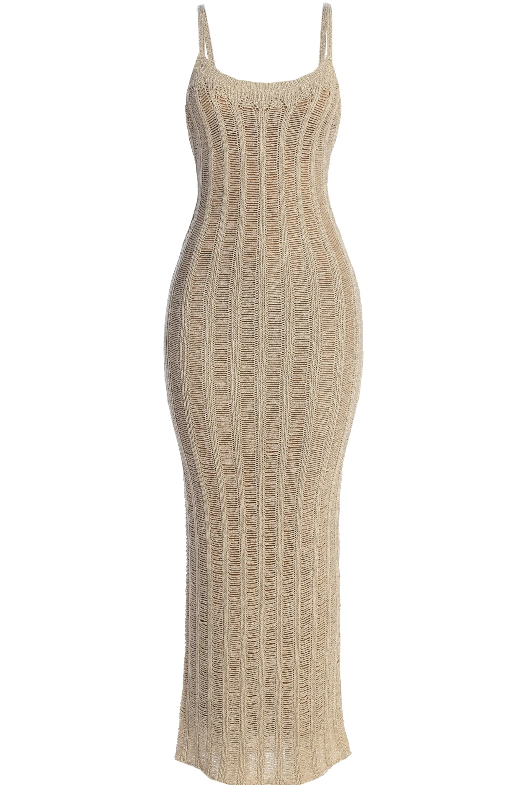 JLUXLABEL Gold Unwind And Reset Maxi Dress