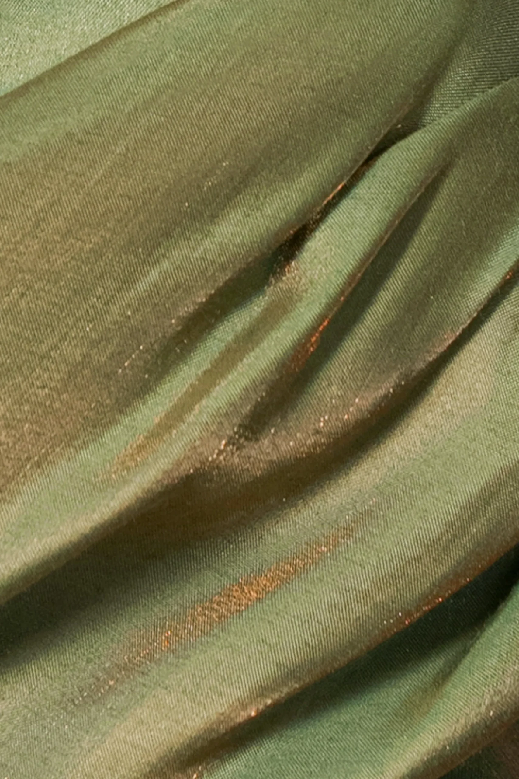 JLUXLABEL Green Iridescent Visions Of You Dress