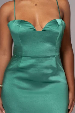JLUXLABEL Green Moment In Time Maxi Dress