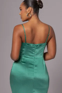 JLUXLABEL Green Moment In Time Maxi Dress