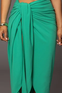 JLUXLABEL Green Sahara Dress