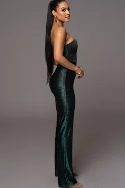 JLUXLABEL Green Stay the Night Corset