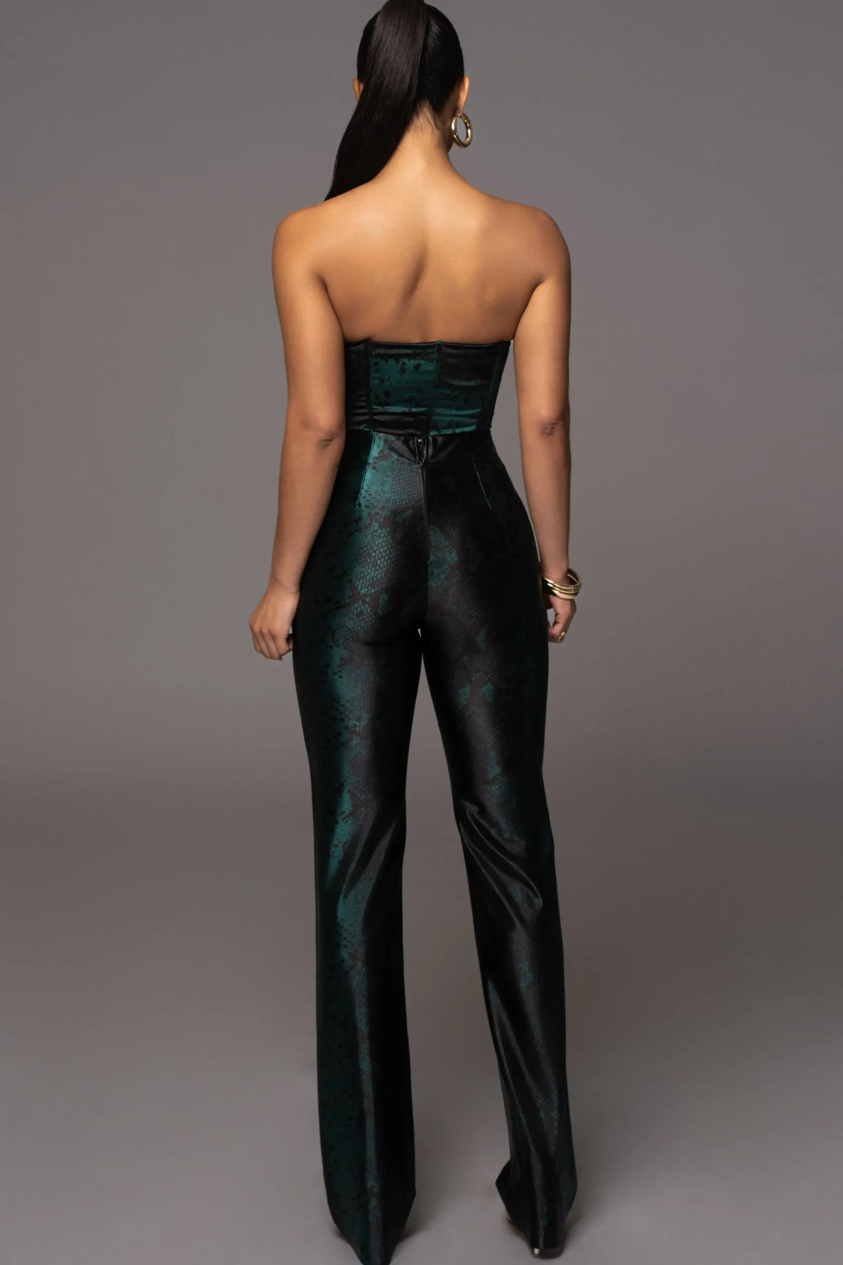 JLUXLABEL Green Stay the Night Corset