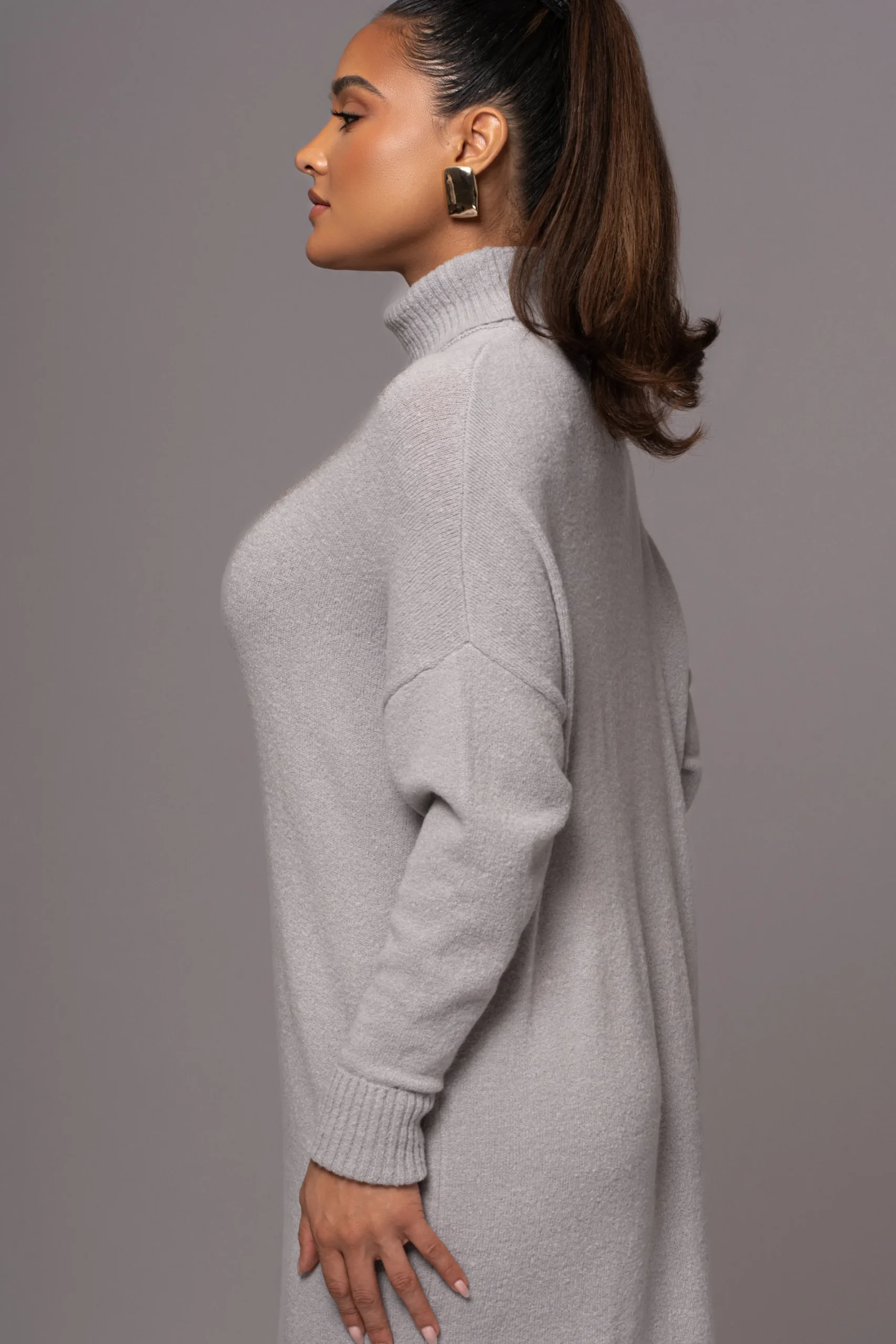 JLUXLABEL Grey Hartley Knit Maxi Dress