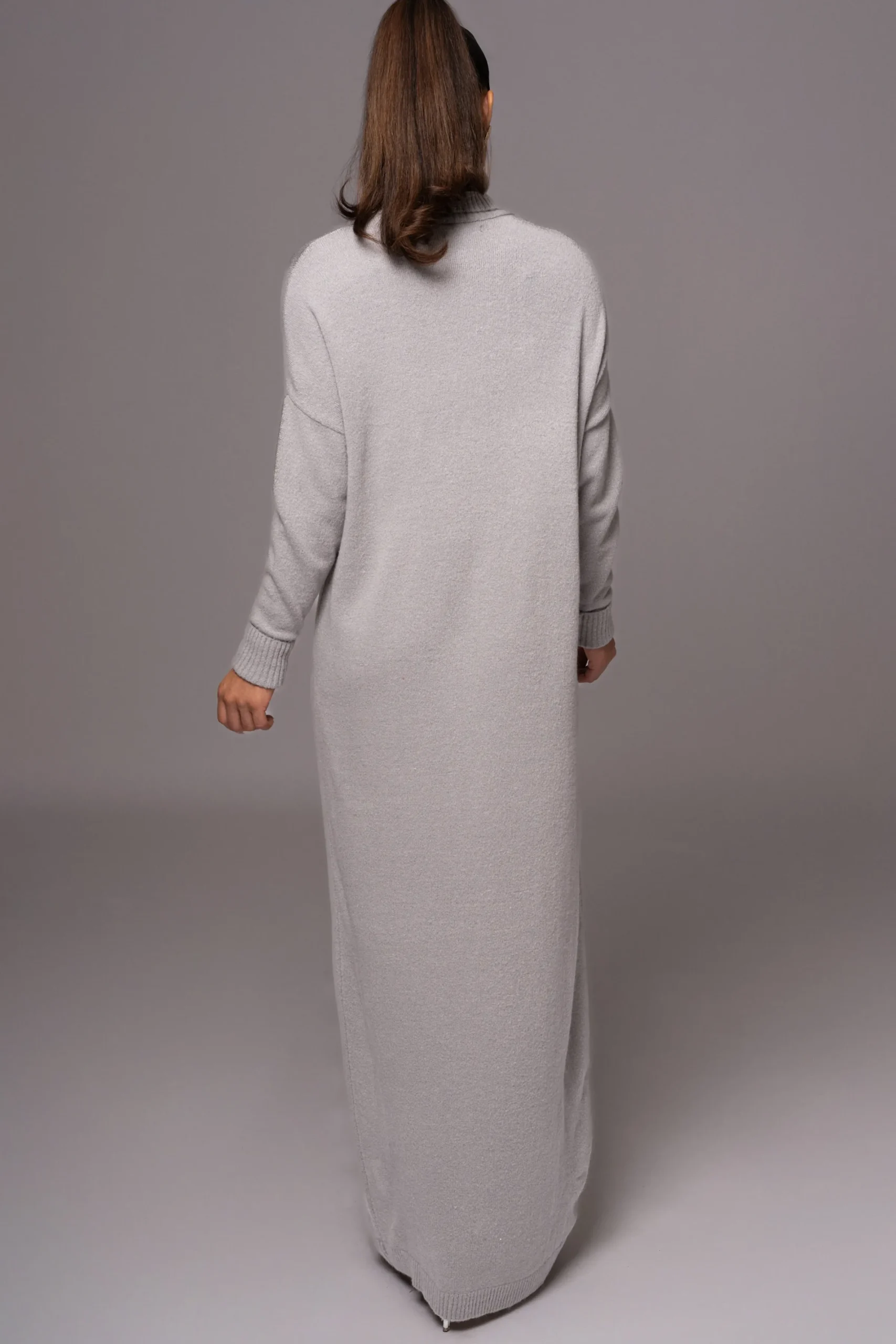JLUXLABEL Grey Hartley Knit Maxi Dress