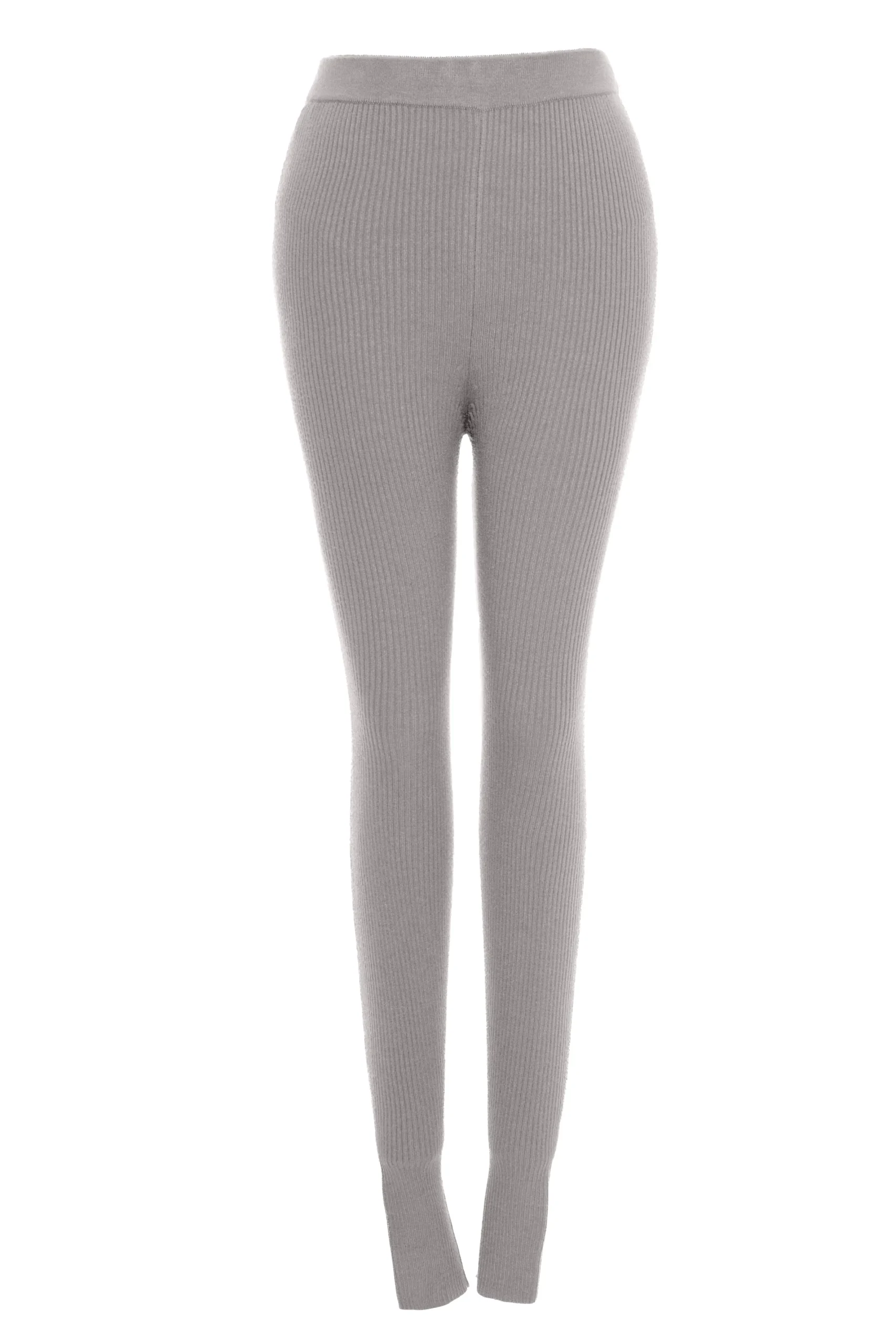 JLUXLABEL Heather Grey Naaya Ribbed Leggings