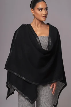 JLUXLABEL Herringbone Reversible Shawl