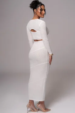 JLUXLABEL Ivory All About You Skirt Set