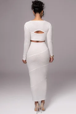 JLUXLABEL Ivory All About You Skirt Set