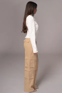 JLUXLABEL Ivory Amal One Shoulder Top