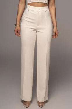 JLUXLABEL Ivory Arlette Trousers
