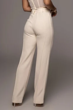 JLUXLABEL Ivory Arlette Trousers