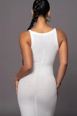 JLUXLABEL Ivory Back To You Maxi Dress