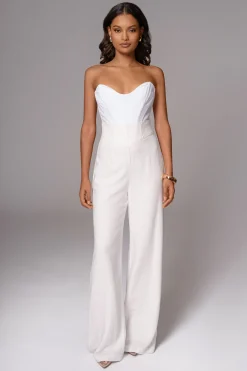 JLUXLABEL Ivory Beyond The Sea Linen Corset