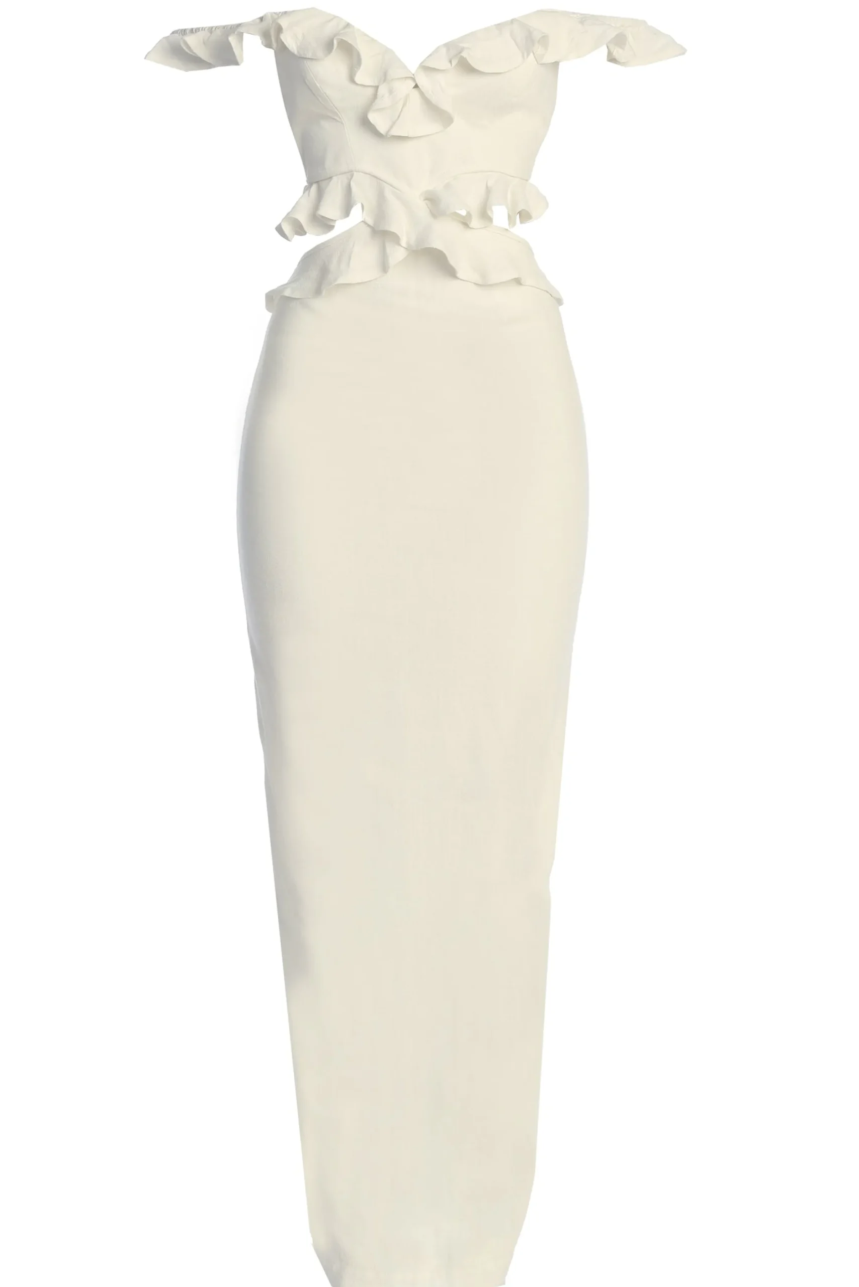 JLUXLABEL Ivory Brighter Days Linen Maxi Dress