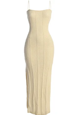 JLUXLABEL Ivory Cabana Views Crochet Dress