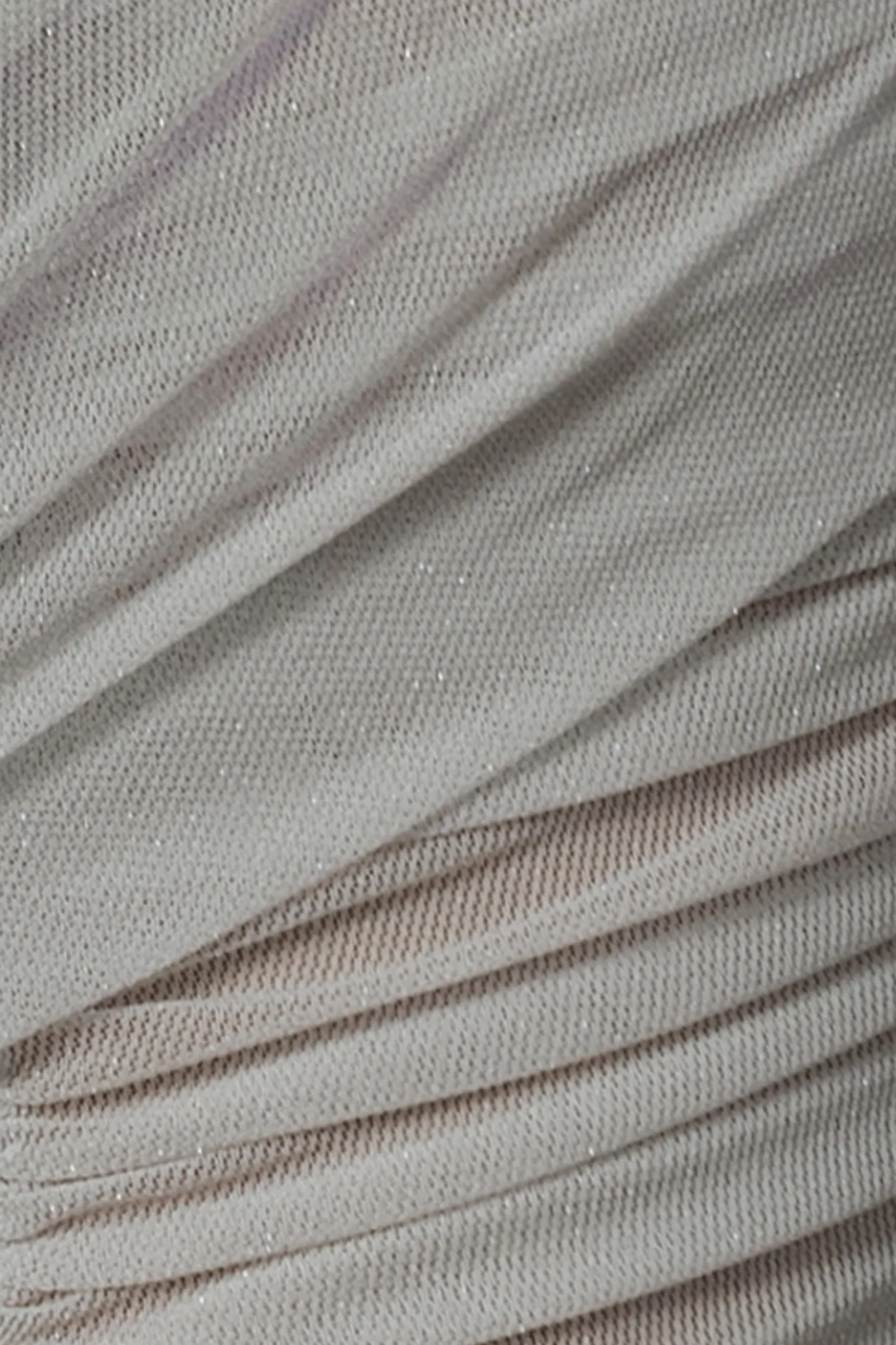 JLUXLABEL Ivory Catalina Lurex Knit Maxi Dress