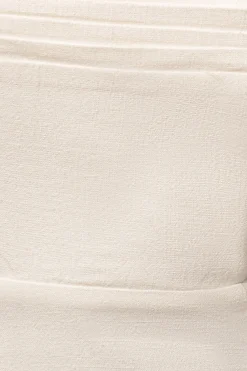 JLUXLABEL Ivory Escape Linen Dress