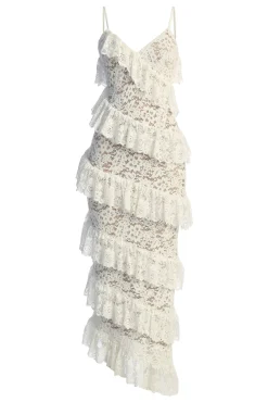 JLUXLABEL Ivory Feeling Of Forever Ruffle Dress